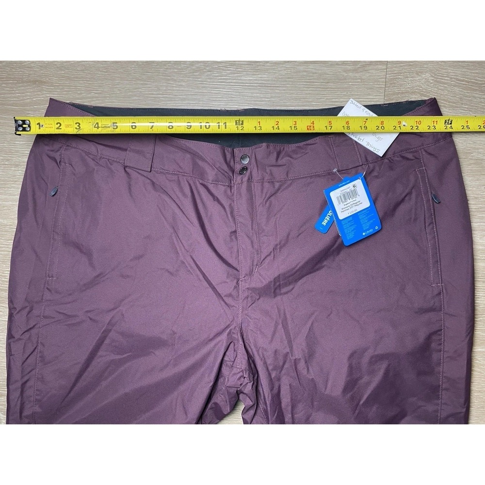 *NWT Columbia Women Size 3X Regular Bugaboo II Pant Purple Plum Snow Pants $120 - Picture 14 of 16